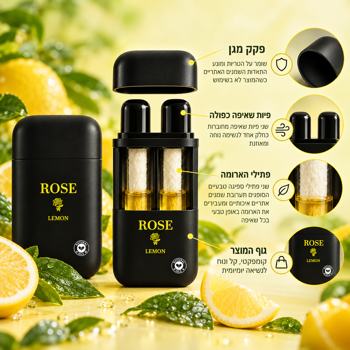 לימון/ROSE STICK Lemon
